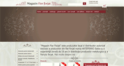 Desktop Screenshot of magazinfierforjat.ro